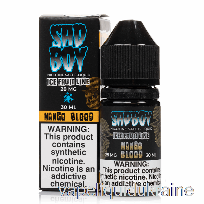 Vape Liquid Ukraine ICE Mango Blood - Sadboy Salts - 30mL 48mg